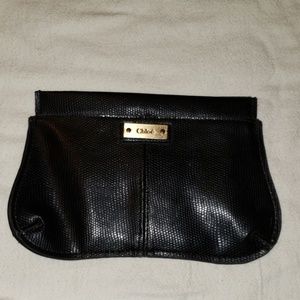 Used chloe clutch bag